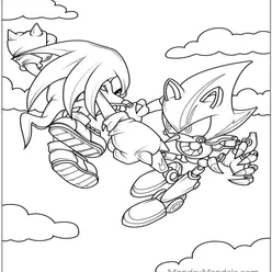 Sonic Coloring Pages PDF - Free Printable Sheets - 6