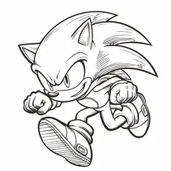 Sonic Coloring Pages PDF - Free Printable Sheets - 7