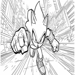 Sonic Coloring Pages PDF - Free Printable Sheets - 8