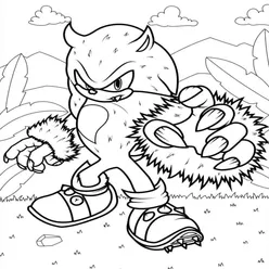 Sonic Coloring Pages PDF - Free Printable Sheets - 10