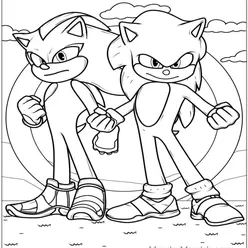 Sonic Coloring Pages PDF - Free Printable Sheets - 1