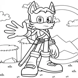 Sonic Coloring Pages PDF - Free Printable Sheets - 15