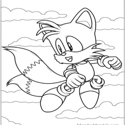 Sonic Coloring Pages PDF - Free Printable Sheets - 19