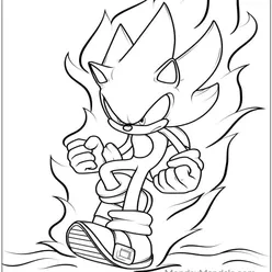 Sonic Coloring Pages PDF - Free Printable Sheets - 22