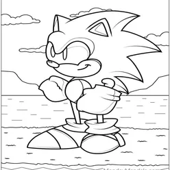 Sonic Coloring Pages PDF - Free Printable Sheets - 25