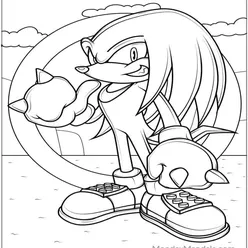 Sonic Coloring Pages PDF - Free Printable Sheets - 29