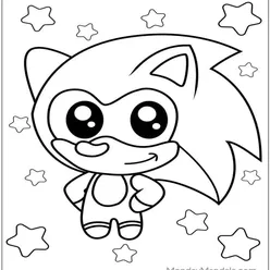 Sonic Coloring Pages PDF - Free Printable Sheets - 31