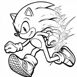 Sonic Coloring Pages PDF - Free Printable Sheets - 34