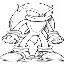 Sonic Coloring Pages PDF - Free Printable Sheets - 35