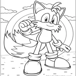 Sonic Coloring Pages PDF - Free Printable Sheets - 37