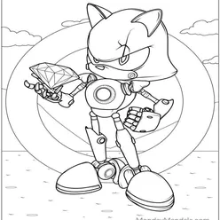 Sonic Coloring Pages PDF - Free Printable Sheets - 40