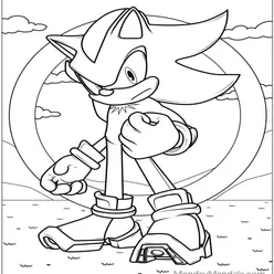 Sonic Coloring Pages PDF - Free Printable Sheets - 46