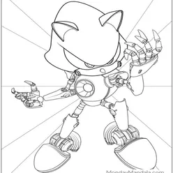 Sonic Coloring Pages PDF - Free Printable Sheets - 48