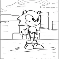 Sonic Coloring Pages PDF - Free Printable Sheets - 51