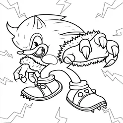Sonic Coloring Pages PDF - Free Printable Sheets - 53