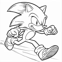 Sonic Coloring Pages PDF - Free Printable Sheets - 62