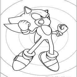 Sonic Coloring Pages PDF - Free Printable Sheets - 2