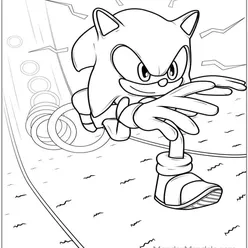 Sonic Coloring Pages PDF - Free Printable Sheets - 65