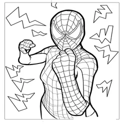 Spiderman Coloring Pages PDF - Free Printable Sheets - 9