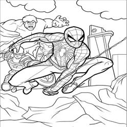 Spiderman Coloring Pages PDF - Free Printable Sheets - 11