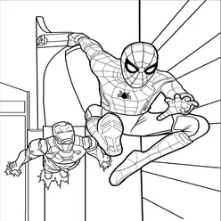 Spiderman Coloring Pages PDF - Free Printable Sheets - 1