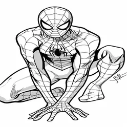 Spiderman Coloring Pages PDF - Free Printable Sheets - 17