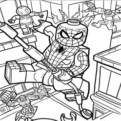 Spiderman Coloring Pages PDF - Free Printable Sheets - 18