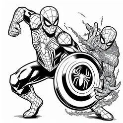 Spiderman Coloring Pages PDF - Free Printable Sheets - 20