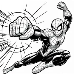 Spiderman Coloring Pages PDF - Free Printable Sheets - 21