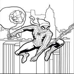 Spiderman Coloring Pages PDF - Free Printable Sheets - 23