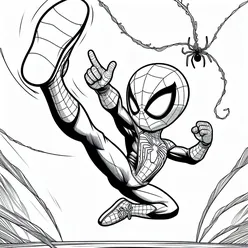 Spiderman Coloring Pages PDF - Free Printable Sheets - 2