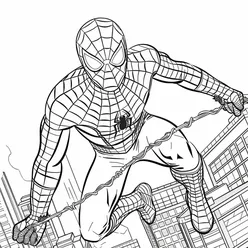 Spiderman Coloring Pages PDF - Free Printable Sheets - 29