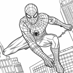 Spiderman Coloring Pages PDF - Free Printable Sheets - 32