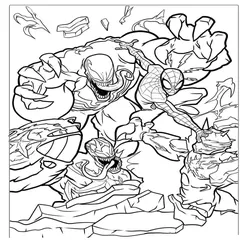 Spiderman Coloring Pages PDF - Free Printable Sheets - 36