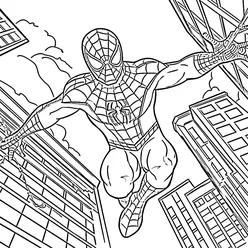 Spiderman Coloring Pages PDF - Free Printable Sheets - 40