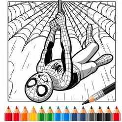 Spiderman Coloring Pages PDF - Free Printable Sheets - 43