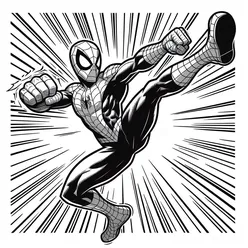 Spiderman Coloring Pages PDF - Free Printable Sheets - 0