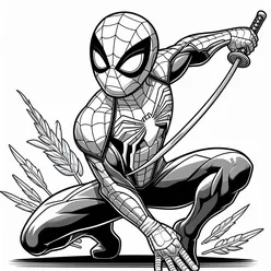 Spiderman Coloring Pages PDF - Free Printable Sheets - 45