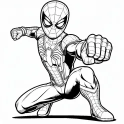 Spiderman Coloring Pages PDF - Free Printable Sheets - 49