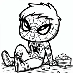 Spiderman Coloring Pages PDF - Free Printable Sheets - 54