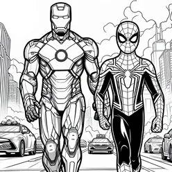 Spiderman Coloring Pages PDF - Free Printable Sheets - 62