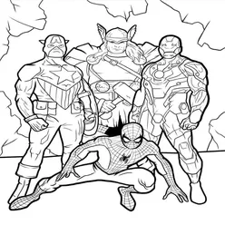 Spiderman Coloring Pages PDF - Free Printable Sheets - 3