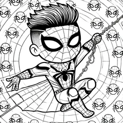 Spidey Coloring Pages PDF - Free Printable Sheets - 8