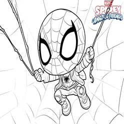 Spidey Coloring Pages PDF - Free Printable Sheets - 17