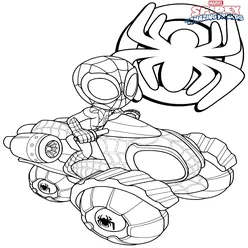 Spidey Coloring Pages PDF - Free Printable Sheets - 23