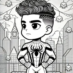 Spidey Coloring Pages PDF - Free Printable Sheets - 2