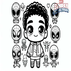 Spidey Coloring Pages PDF - Free Printable Sheets - 27