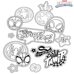 Spidey Coloring Pages PDF - Free Printable Sheets - 28