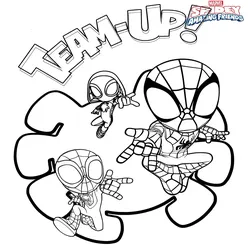 Spidey Coloring Pages PDF - Free Printable Sheets - 30