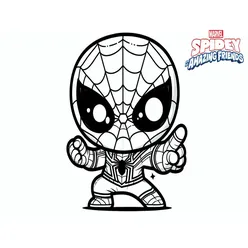 Spidey Coloring Pages PDF - Free Printable Sheets - 31